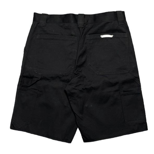 Chrome Hearts "Double Knee" Carpenter Shorts Black