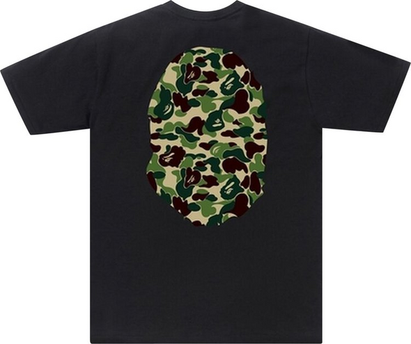 BAPE ABC Camo "Big Ape Head" Tee Black/Green