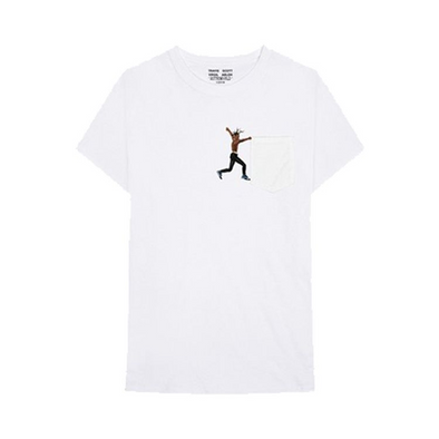 Travis Scott x Virgil Abloh "Thread - Jordan 4" Tee White (Worn)