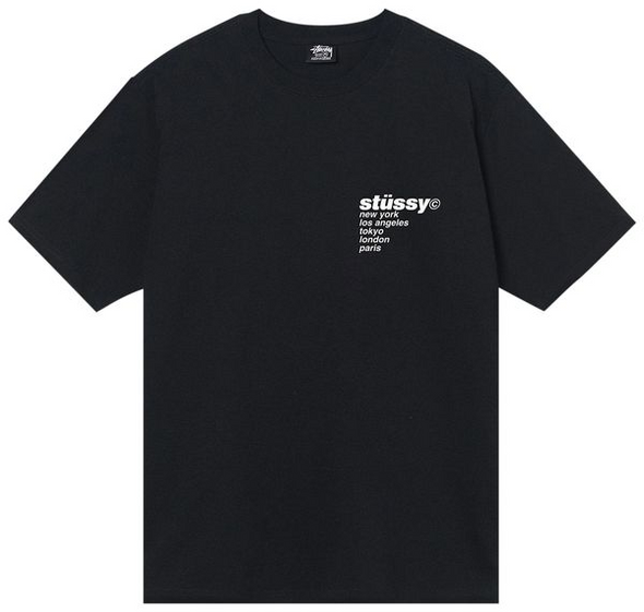Stussy "Strawberry" Tee Black