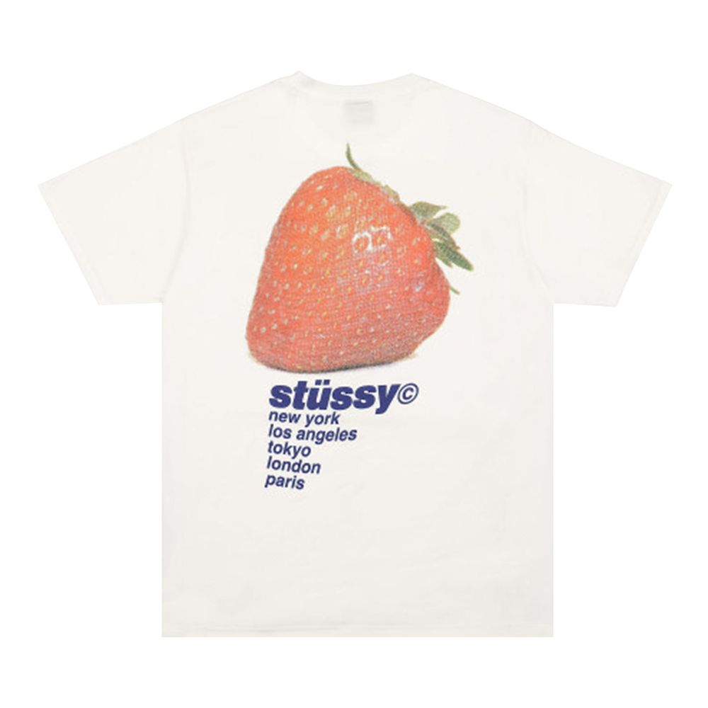 ★LANG&LU★ STRAWBERRY TShirtsStrawberryWHITE Stussy