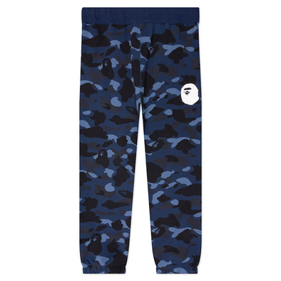 BAPE "Color Camo" Wide Fit Sweat Pants Navy
