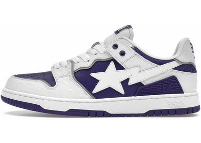 A Bathing Ape SK8 Sta #1 "Ostrich Pack White Purple"