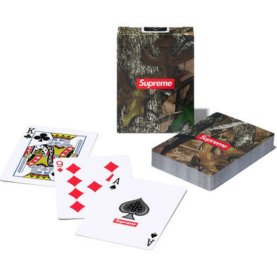 Supreme "Camo Playing Cards"