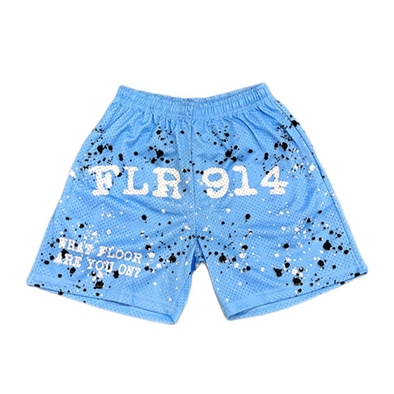 Floor 914 "Splatter" Power Blue