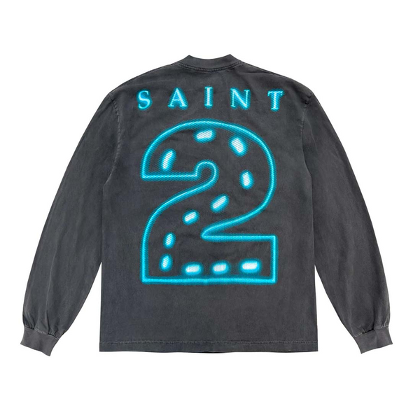 Saint Michael x Nav "Rexdale" L/S Tee Grey