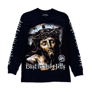 Lost Hills "Wings" L/S Tee Black