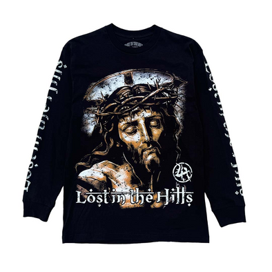 Lost Hills "Wings" L/S Tee Black