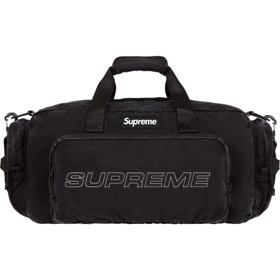 Supreme "Denim" Duffle Bag Black