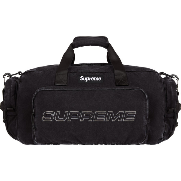 Supreme "Denim" Duffle Bag Black
