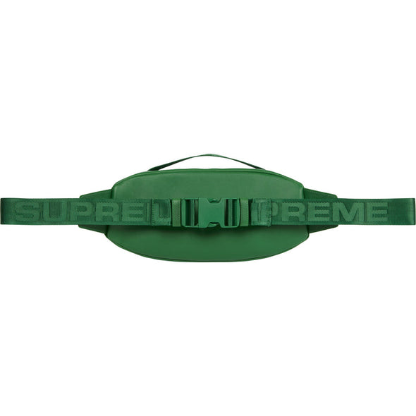 Supreme "Leather" Waist Bag Green