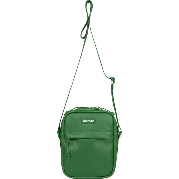 Supreme "Leather" Shoulder Bag Green