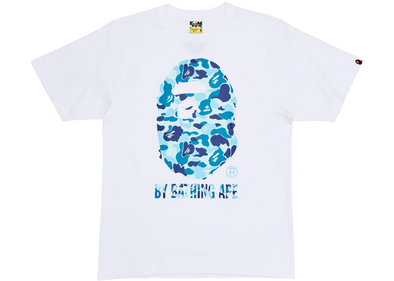 BAPE "ABC Camo By Bathing Ape" Tee White/Blue