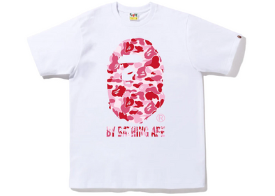 BAPE "ABC Camo By Bathing Ape" Tee White/Pink