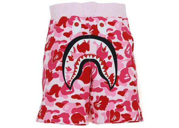 BAPE "ABC Camo" Sweat Shorts Pink