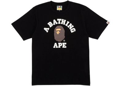 BAPE "College" Tee Black