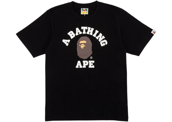 BAPE "College" Tee Black