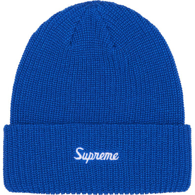 Supreme "Loose Gauge" Beanie Blue