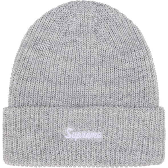 Supreme "Loose Gauge" Beanie Light Grey