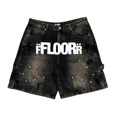 Floor 914 "Uniform" Jorts Brown Wash