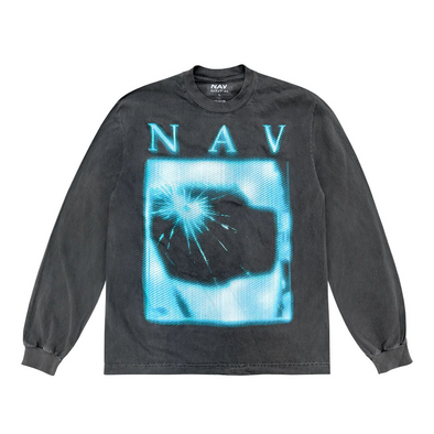 Saint Michael x Nav "Rexdale" L/S Tee Grey