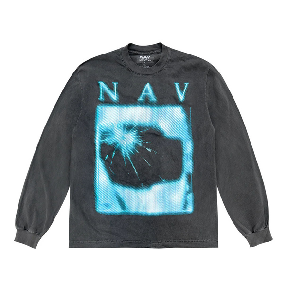 Saint Michael x Nav "Rexdale" L/S Tee Grey