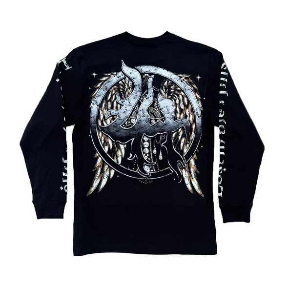 Lost Hills "Wings" L/S Tee Black