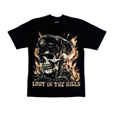 Lost Hills "Flames" Tee Black