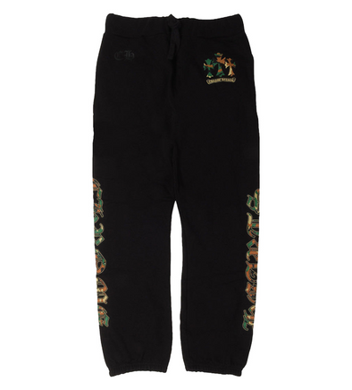 Chrome Hearts "Camo Triple Cross" Sweatpants Black