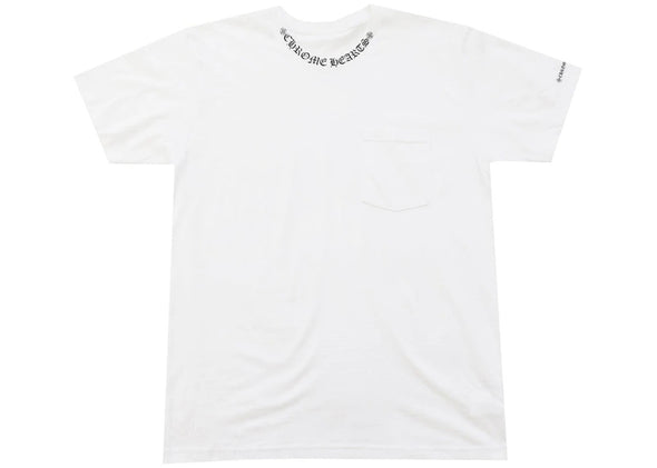Chrome Hearts "Neck Logo" Tee White/Black