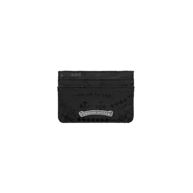 Chrome Hearts "Nylon Tonal Monogram” Card Holder Black