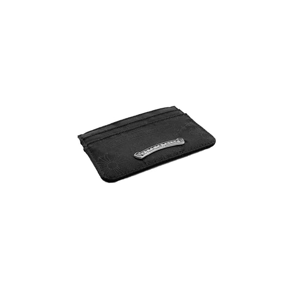 Chrome Hearts "Nylon Tonal Monogram” Card Holder Black