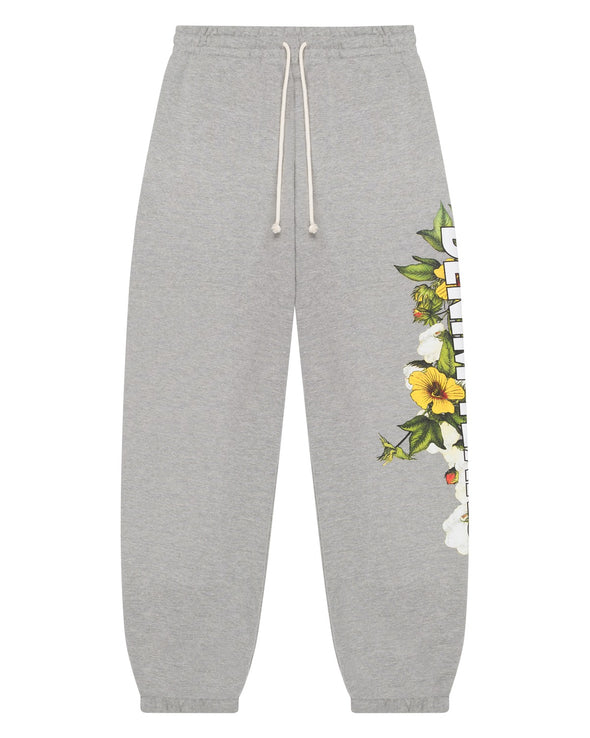 Denim Tears "DT Floral Logo" Sweatpants Grey