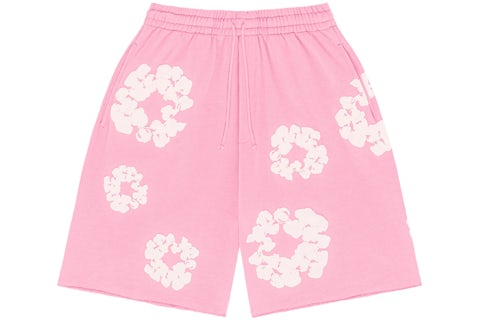Denim Tears "The Cotton Wreath" Shorts Pink