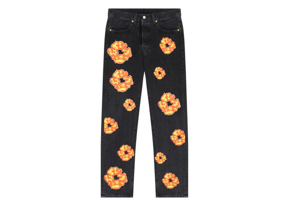 Denim Tears x Offset "Cotton Wreath" Jeans Black