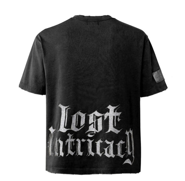 Lost Intricacy "Engraved Rhinestone" Tee Black