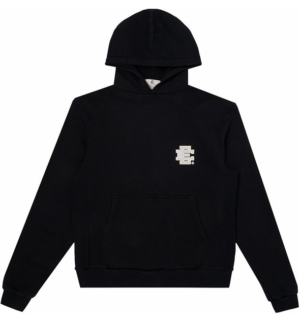 Eric Emanuel EE Basic Hoodie "Jet Black/Metallic Silver"