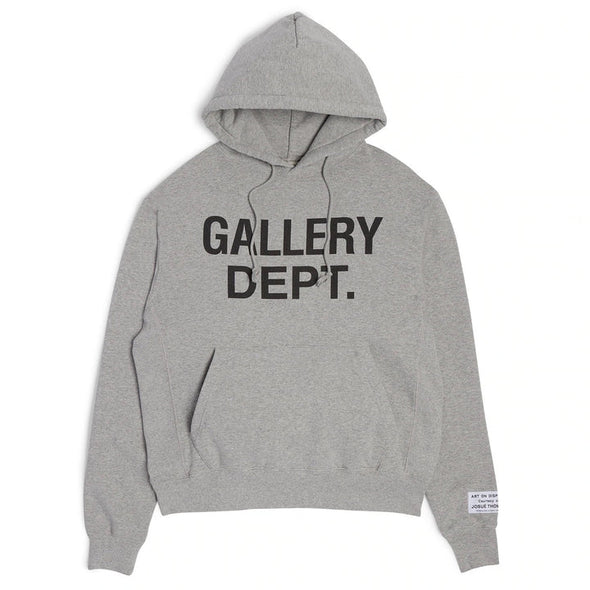 Gallery Dept. "Center Logo" Hoodie Heather Grey