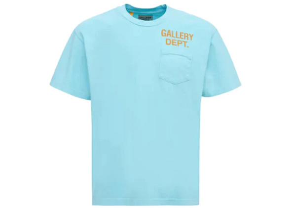 Gallery Dept. "Vintage Souvenir" Pocket Tee Turquoise Blue