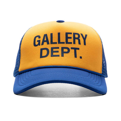 Gallery Dept. " Logo" Trucker Hat Blue Yellow