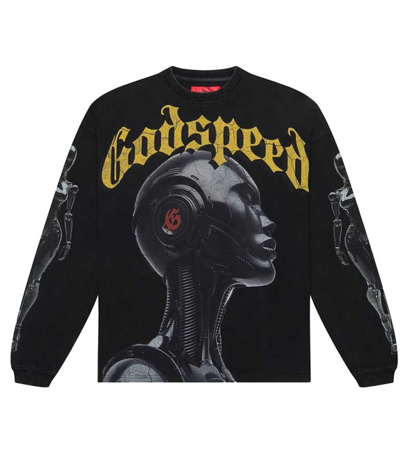 Godspeed "Alexa" L/S Tee Grey