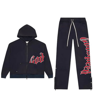 Godspeed "OG Logo V2" Sweatsuit Set Black/Red