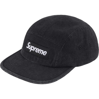 Supreme "Denim" Camp Cap Black