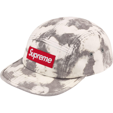 Supreme "Denim" Camp Cap Bleached