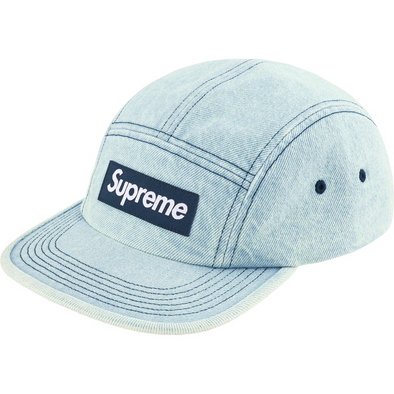 Supreme "Denim" Camp Cap Light Washed Indigo