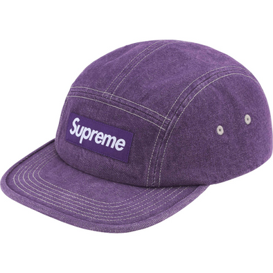 Supreme "Denim" Camp Cap Purple