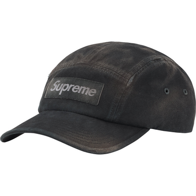 Supreme "Overdyed" Camp Cap Black