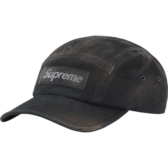 Supreme "Overdyed" Camp Cap Black