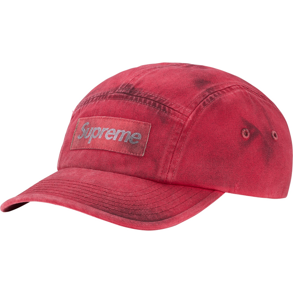 Supreme "Overdyed" Camp Cap Red