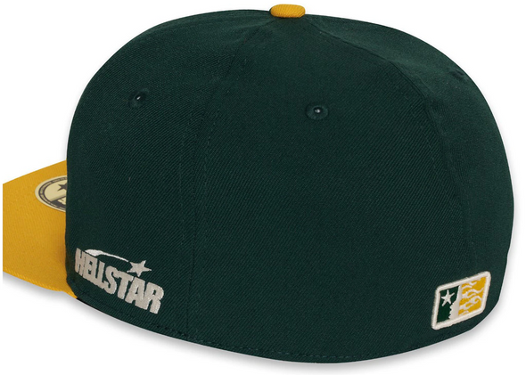 Hellstar Baseball Fitted Hat "Green"